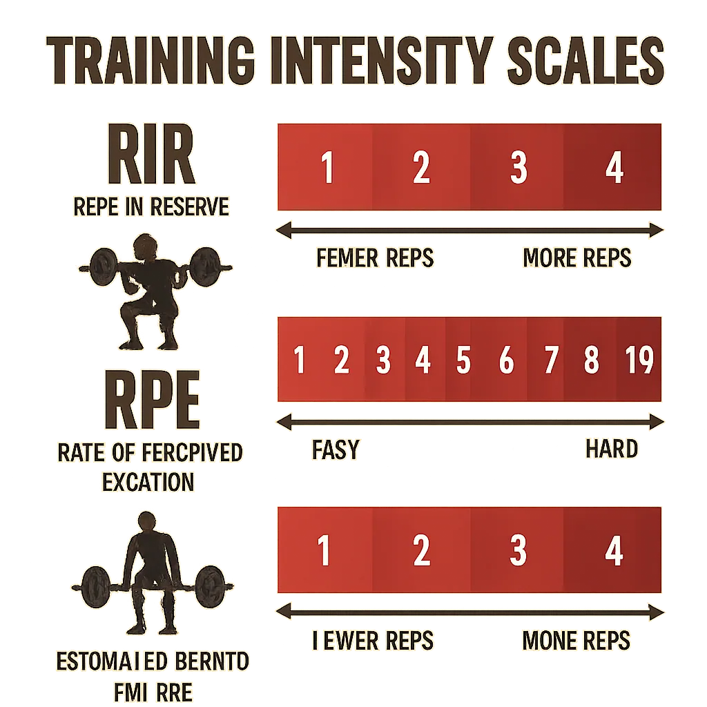 Scale RIR RPE e ERF : Cosa sono e come utilizzarle 
